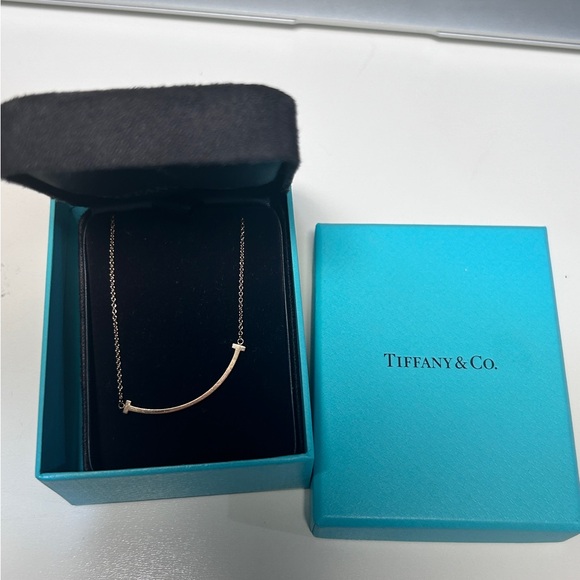 Tiffany & Co. Jewelry - Tiffany Smile Pendant Rose Gold Small